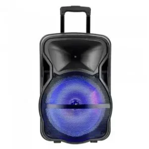 Cumpărături sigure Boxa Portabila Iluminata Led 15"/38cm 50w Rms Cu Usb/sd/bt/fm