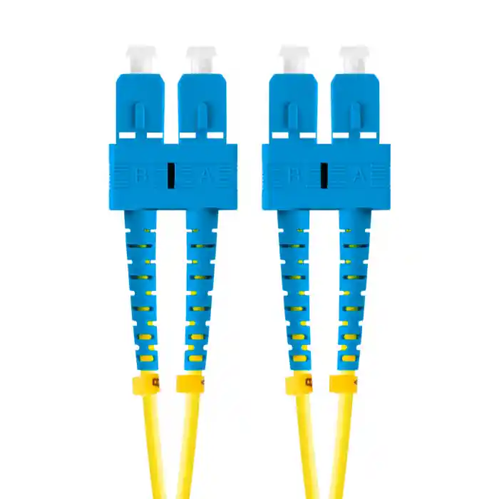 Bestseller Cablu retea fibra optica cu lungime 10 m si conectori SC/UPC-SC/UPC, Lanberg Z43099, SM, DUPLEX 3.0MM G657A1 LSZH, galben