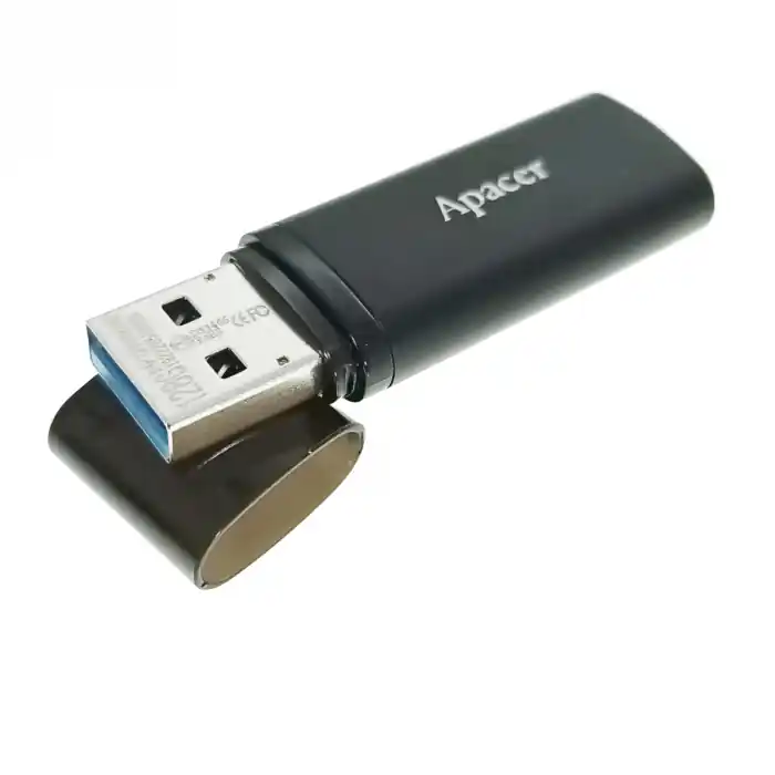 Memorie USB 3.2 Apacer 128Gb, AH25B, cu capac, neagra Ofertă de sezon