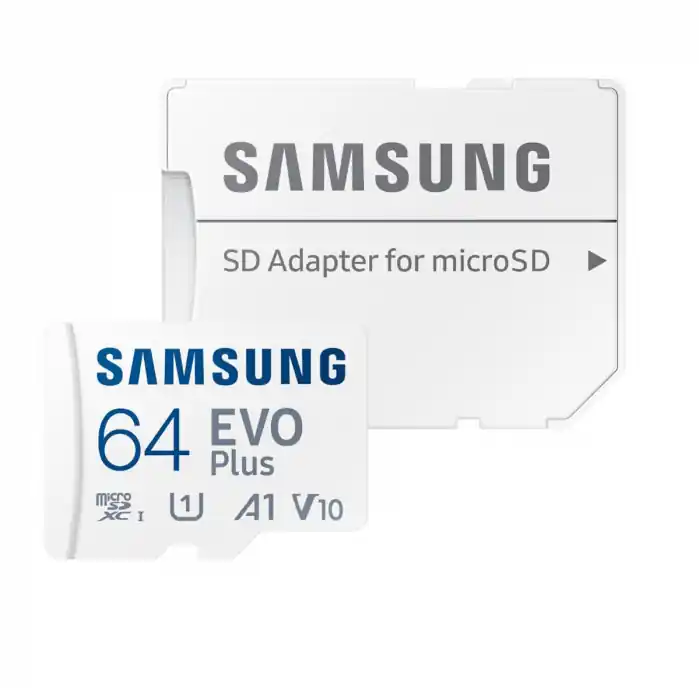 Card microSDXC 64 Gb, Samsung Evo Plus, U1, A1, V10, 130Mb/s, cu adaptor Discount