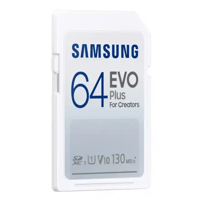 Card SDXC 64 Gb, Samsung Evo Plus for Creators, U1, V10, 130Mb/s Ofertă de sezon