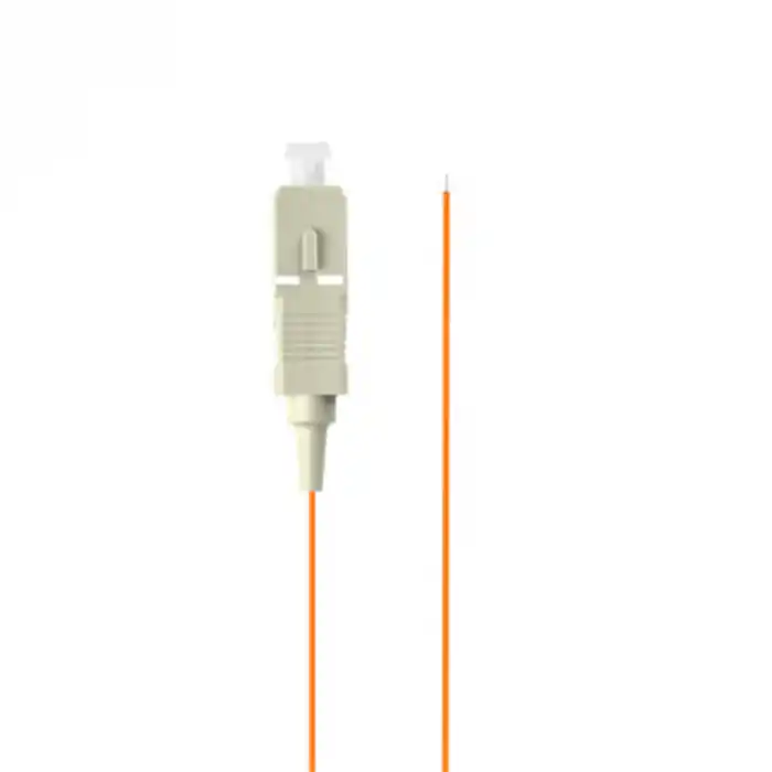 Adaptor retea fibra optica coada/Pigtail cu conector SC/UPC, lungime 2m, Lanberg 43366, Easy Strip MM OM2, portocaliu Retur ușor