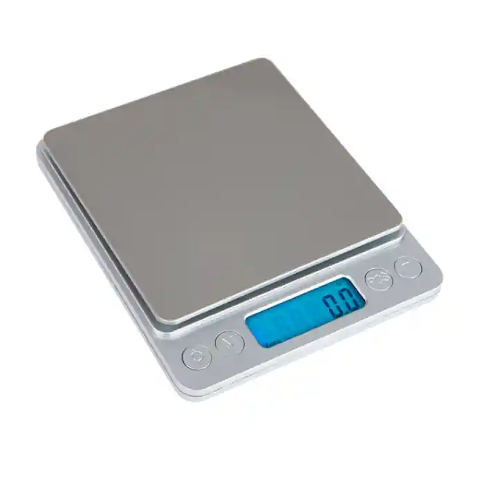 Cantar de precizie, Blow JS13 12077, 0.01g-500g, ecran LCD 42 x 14 mm, suprafata suport masurare 100 x 100 mm, 2 x AAA, argintiu Disponibil imediat