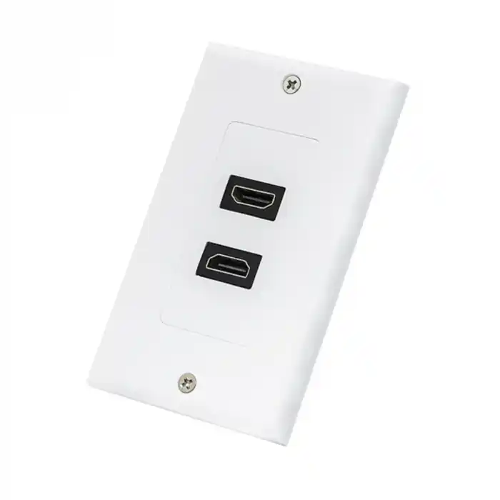 Vezi acum Priza dubla HDMI, Full HD 1080p, 3D, BLOW 05815 Premium Series, montabila pe perete, 70x115 mm, alba