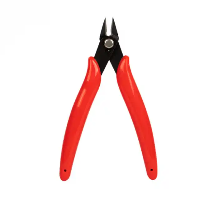 Retur ușor Mini cleste cu taiere diagonala, de precizie, Xtreme TL-710 12064, 130mm, rosu