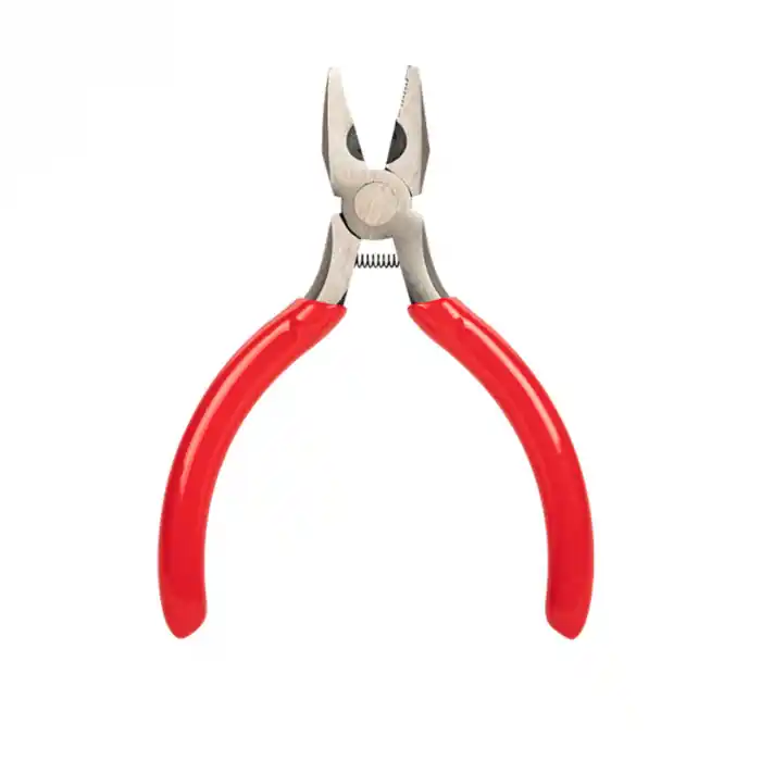Cleste de precizie, cu arc, Xtreme 00546, 130mm, suprafata prindere zimtata, rosu Preferatul clienților