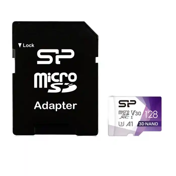 Cumpărături sigure Card de Memorie microSDXC 128GB, UHS-I Class 10 + SD Adaptor
