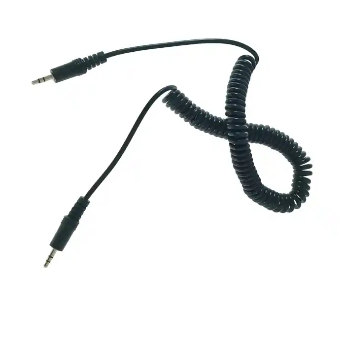 Livrare expres Cablu audio spiralat jack 3,5 mm tata-tata, Xtreme 10703, 3m lungime, negru