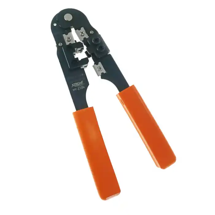 Cleste de sertizare pentru mufe 8p8c, Xtreme HY-210N 00594, portocaliu cu negru Plată sigură