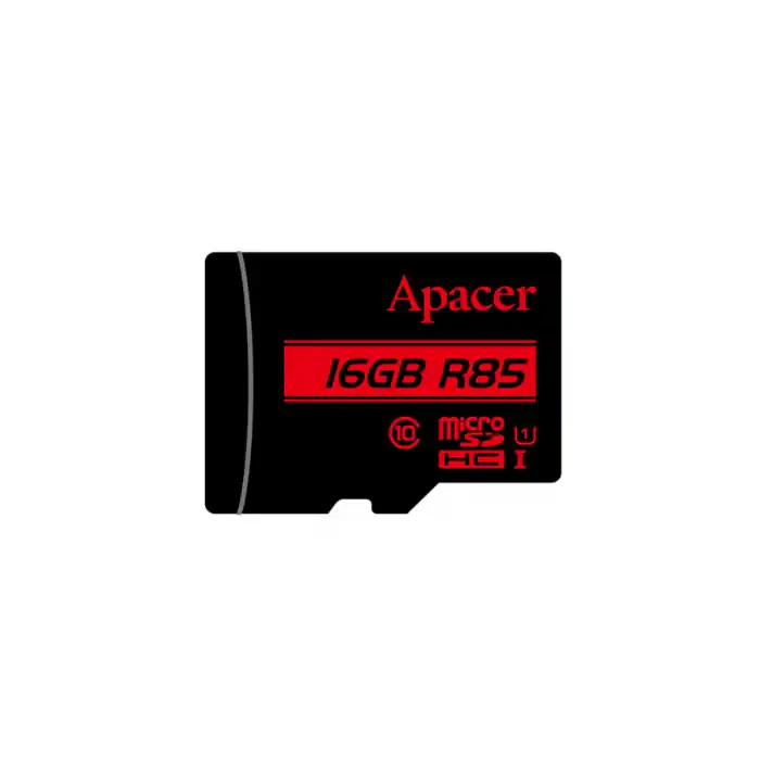 Card microSDHC Apacer 16GB clasa 10 UHS-I fara adaptor, 85MB/s Ultima șansă