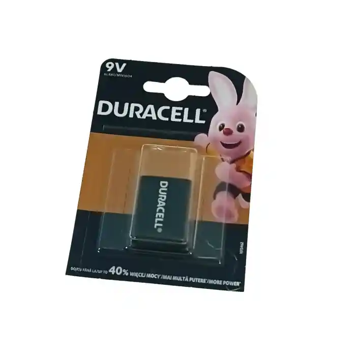 Baterie alcalina 6LR61 9V, Duracell, 07722, in blister Discount