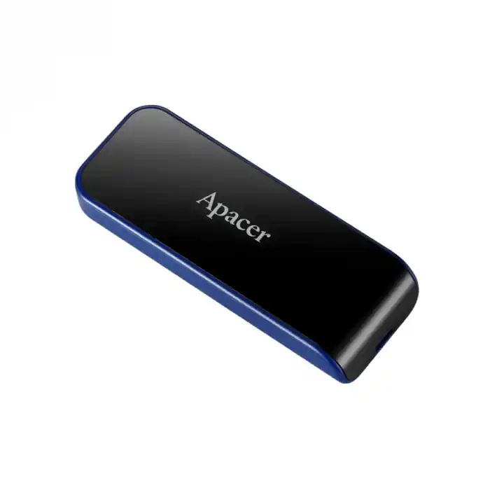 Memorie USB 3.2 Apacer 64GB, AH356 retractabila, albastru cu negru Chilipir