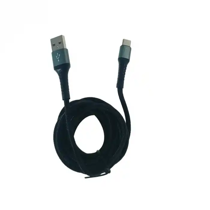 Cablu cu conectori USB tata la USB tip C tata, Jellico B12, lungime 2m, 3.1A, negru Retur gratuit