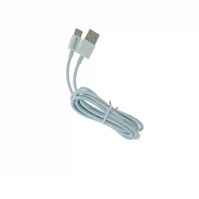 Cablu prevazut cu conectori USB tata si USB tip C, Jellico B1, 3.1A, lungime 1m, alb Cel mai bun preț