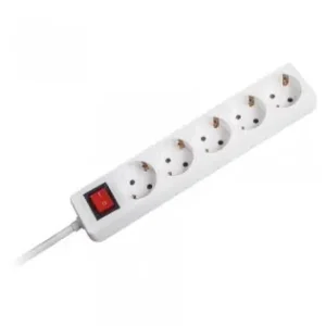Prelungitor 3x1.5mm 5 Prize 5m Intrerupator A Plată sigură