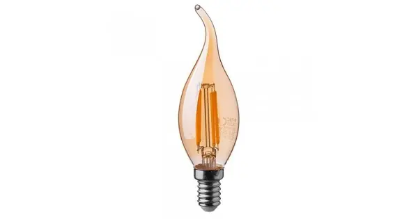Bec Led E14 4w Cu Filament 2200k Alb Cald Popular
