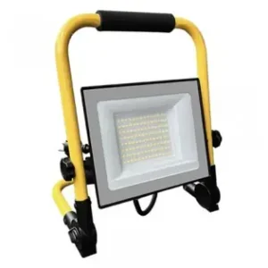 Preț redus Reflector Led 50w 4000k Cablu 3m + Stand Cip Cree - Negru/galben