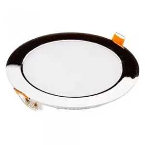 Panou Led Slim Rotund 18w 6400k - Crom Noutate