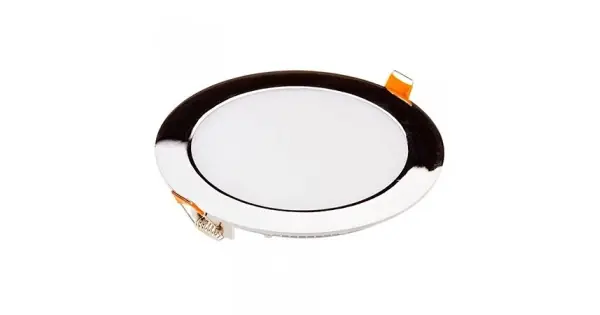 Panou Led Slim Rotund 18w 6400k - Crom Noutate