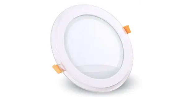 Popular Corp Iluminat Led Rotund Incorporabil 6w 6400k Alb Rece, Sticla