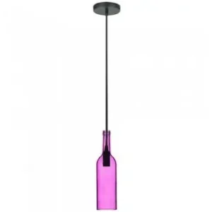 Mai ieftin Pendul Tavan Model Sticla Vin Culoare Roz