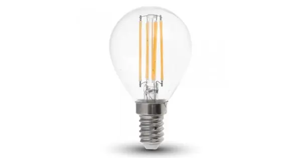 Cel mai vândut Bec E14 P45 Cu Filament Led 6w 6400k