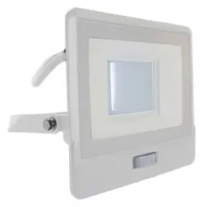 Promoție Reflector Led Smd 30w 6400k Ip65 Cu Senzor Miscare - Alb