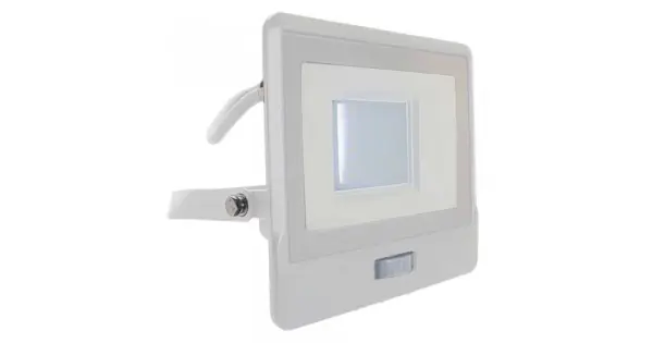 Promoție Reflector Led Smd 30w 6400k Ip65 Cu Senzor Miscare - Alb