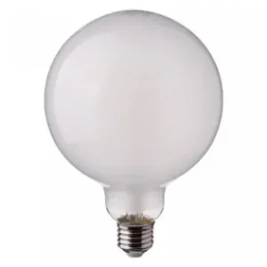 Ofertă specială Bec Led G95 E27 7w Cu Filament 6400k Alb Rece Sticla Mata
