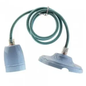 Reducere extra Pendul Tavan Portelan Soclu E27 - Albastru