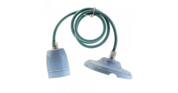 Reducere extra Pendul Tavan Portelan Soclu E27 - Albastru