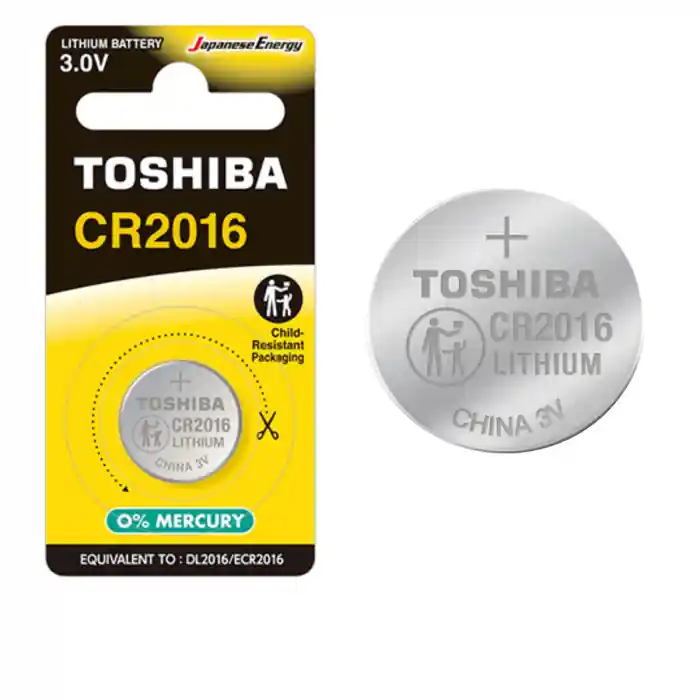 Baterie litiu 3V CR2016, tip moneda, Toshiba, in blister Cel mai bun preț
