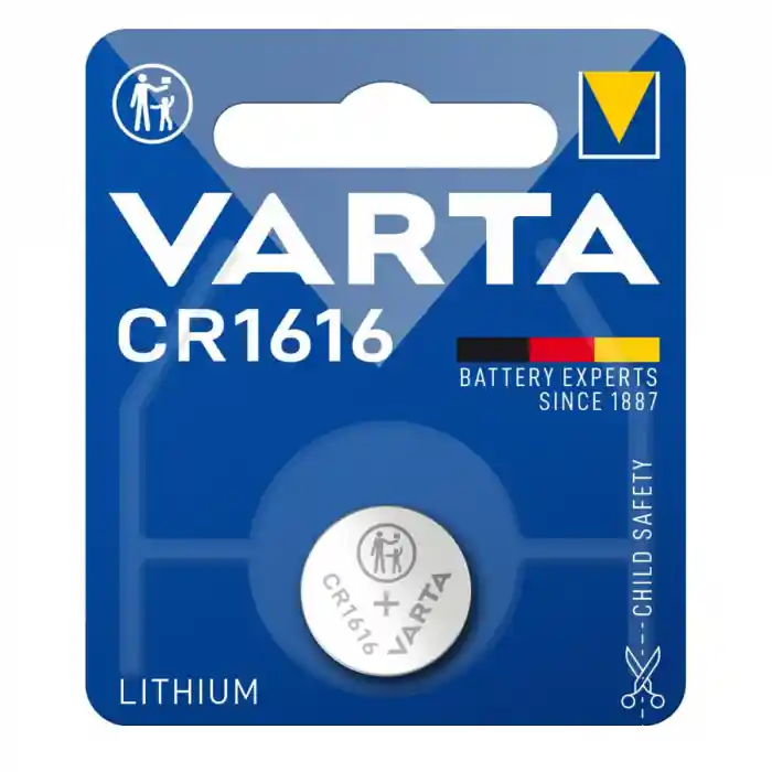 Baterie Litiu 3V CR1616, tip moneda, Varta 27098, in blister Reducere de preț