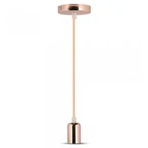 Reducere extra Pendul Tavan Soclu E27 Metal Gold Rose