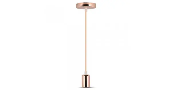 Reducere extra Pendul Tavan Soclu E27 Metal Gold Rose