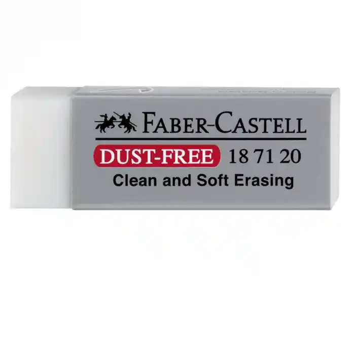 Cel mai bun preț Radiera DUST FREE 20 FABER-CASTELL, dreptunghiulara, 63 x 22 x 12mm, alba