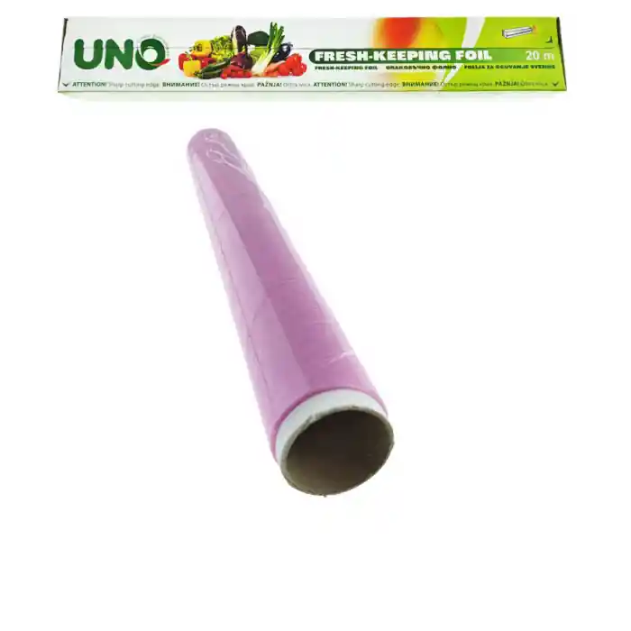 Rola folie alimentara UNO 30CM X 20M, rezistenta, flexibila si aderenta Cel mai bun preț