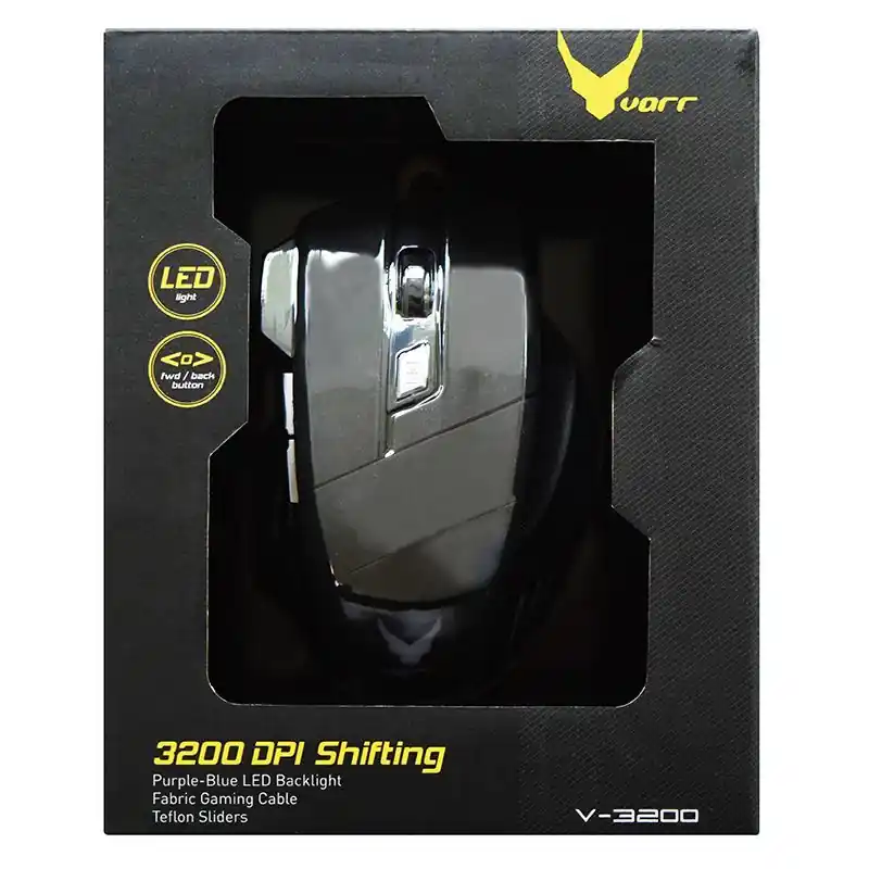 Doar azi Mouse gaming OM-268 pe USB , negru, 1200-3200DPI