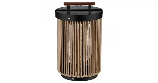 Lampa Solara 2.4w 3000k Ip65 - Negru/maro Ieftin