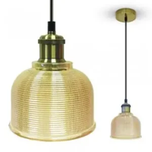 Noutate Corp Suspendat Pentru Iluminat Max 60w Ip20 Sticla, Culoare Chihlimbar