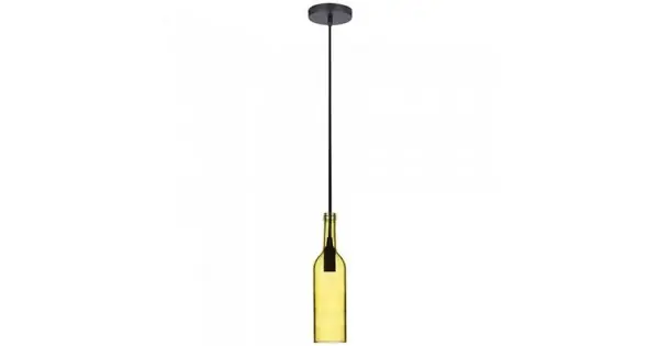 Cumpără acum Pendul Tavan Model Sticla Vin Culoare Galben