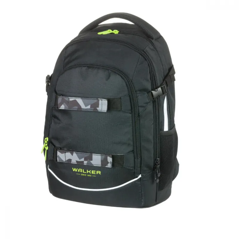 Ghiozdan scolar pentru adolescenti, Fame 2.0 Uni Dark Grey, produs Walker by Schneiders, 30 x 44 x 20 cm Promoție