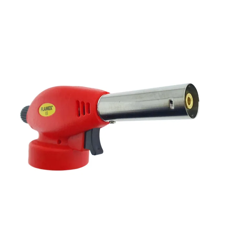 Cap arzator Flamex F227 cu aprindere piezo, pentru butelii gaz camping tip baioneta Ofertă specială