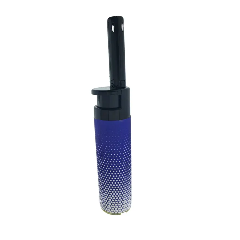 Premium Bricheta Unix cu Tija Lunga, Flacara Fixa, Reincarcabila, Siguranta Sporita, Multicolor
