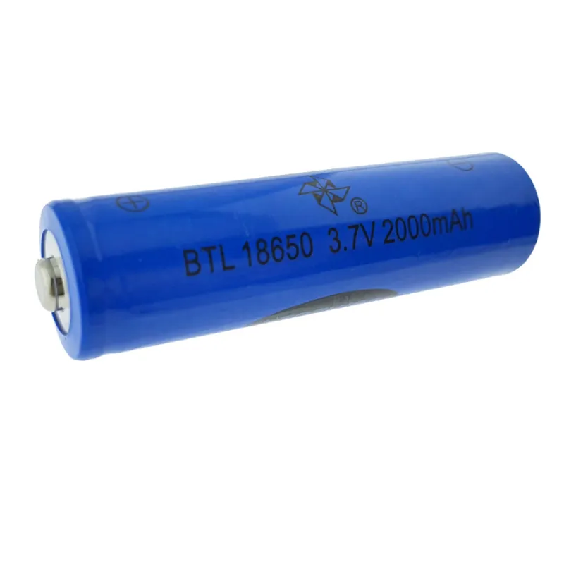 Baterie 18650, 2000mAh, 3.7V, Cu Buton, pentru Lanterne, Vape-uri si Dispozitive Portabile cu un Singur Element Noutate
