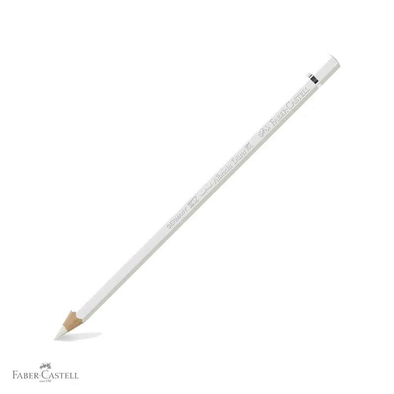 Creion colorat acuarela Faber-Castell Albrecht Durer 101 alb, mina 3.8mm, pentru artisti profesionisti Preț redus