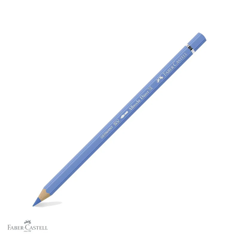 Creion colorat acuarela Faber-Castell Albrecht Durer 140 albastru ultramarin deschis, solubil in apa, pentru artisti Plată sigură