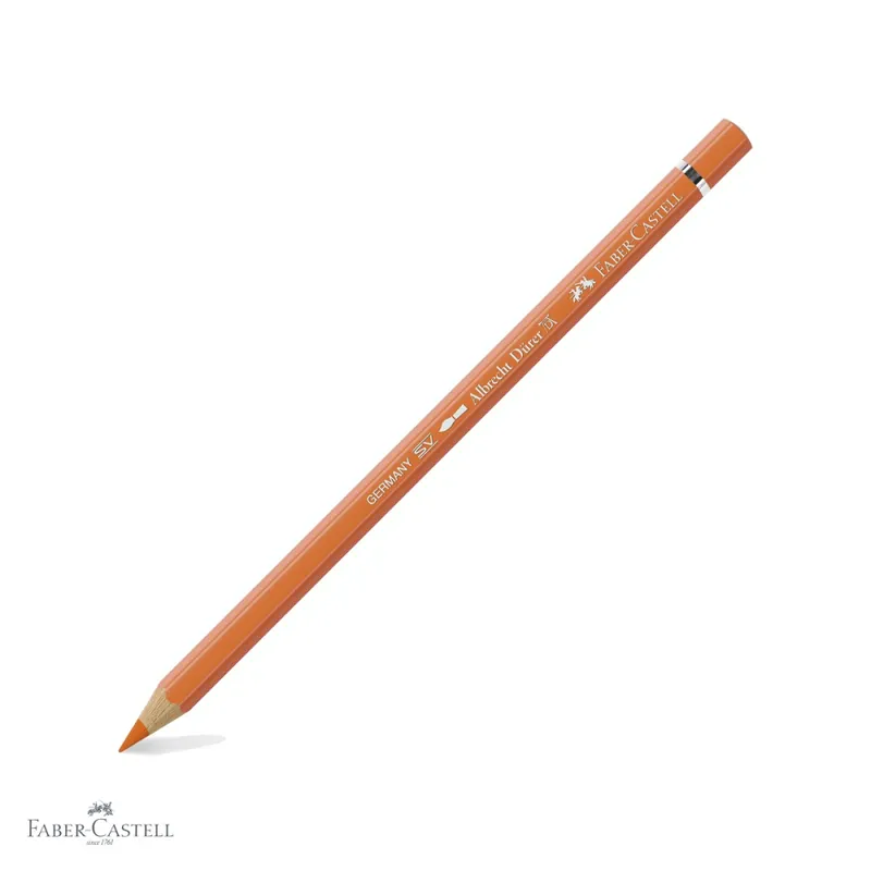 Creion colorat acuarela Faber-Castell Albrecht Durer 113 portocaliu, mina 3.8mm, pentru artisti Ofertă limitată