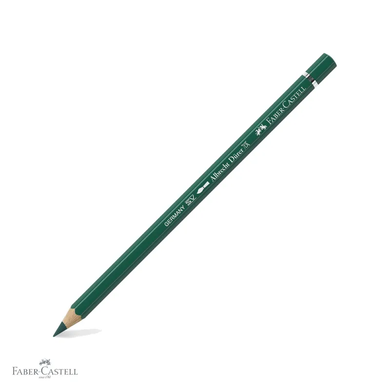 Creion colorat acuarela Faber-Castell Albrecht Durer verde 159, mina 3.8mm, pentru artisti profesionisti Reducere