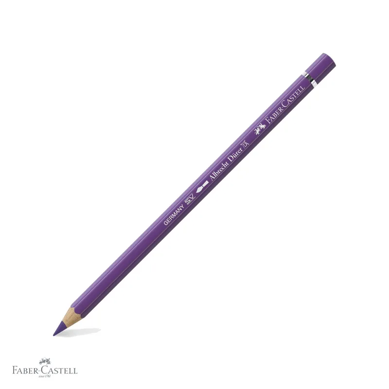Creion colorat acuarela Faber-Castell Albrecht Durer violet mangan 160, mina 3.8mm, pentru artisti Bestseller